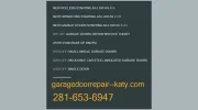 Garage Door Repair Katy